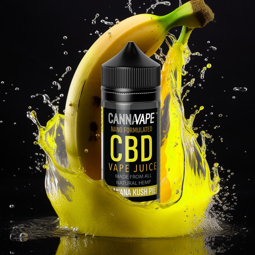 Banana Kush Pie CBD Vape Juice E-Liquid