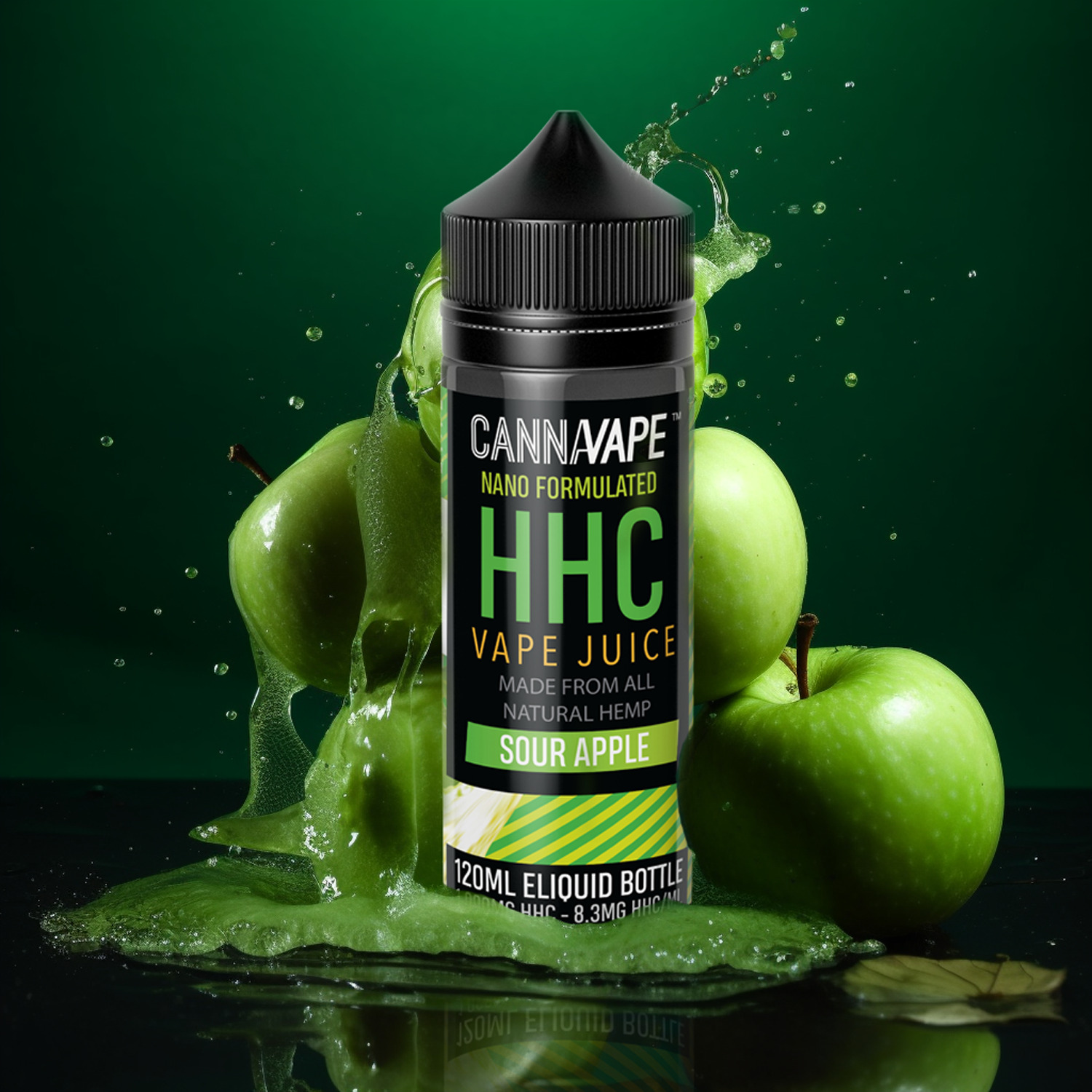 Sour Apple HHC Vape Juice E-Liquid