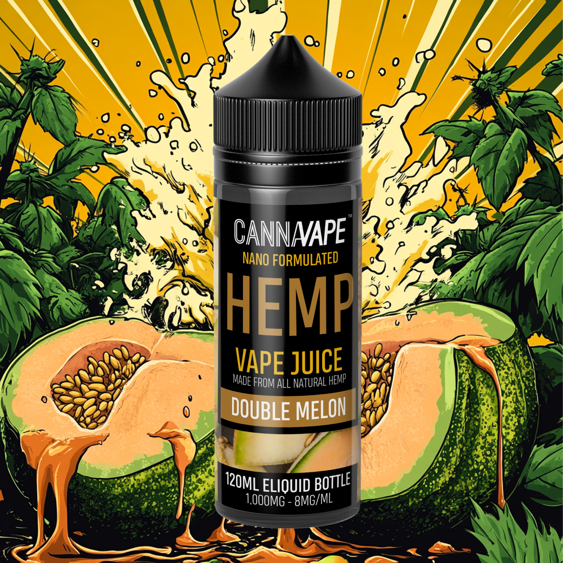 Double Melon Hemp-Derived Vape Juice