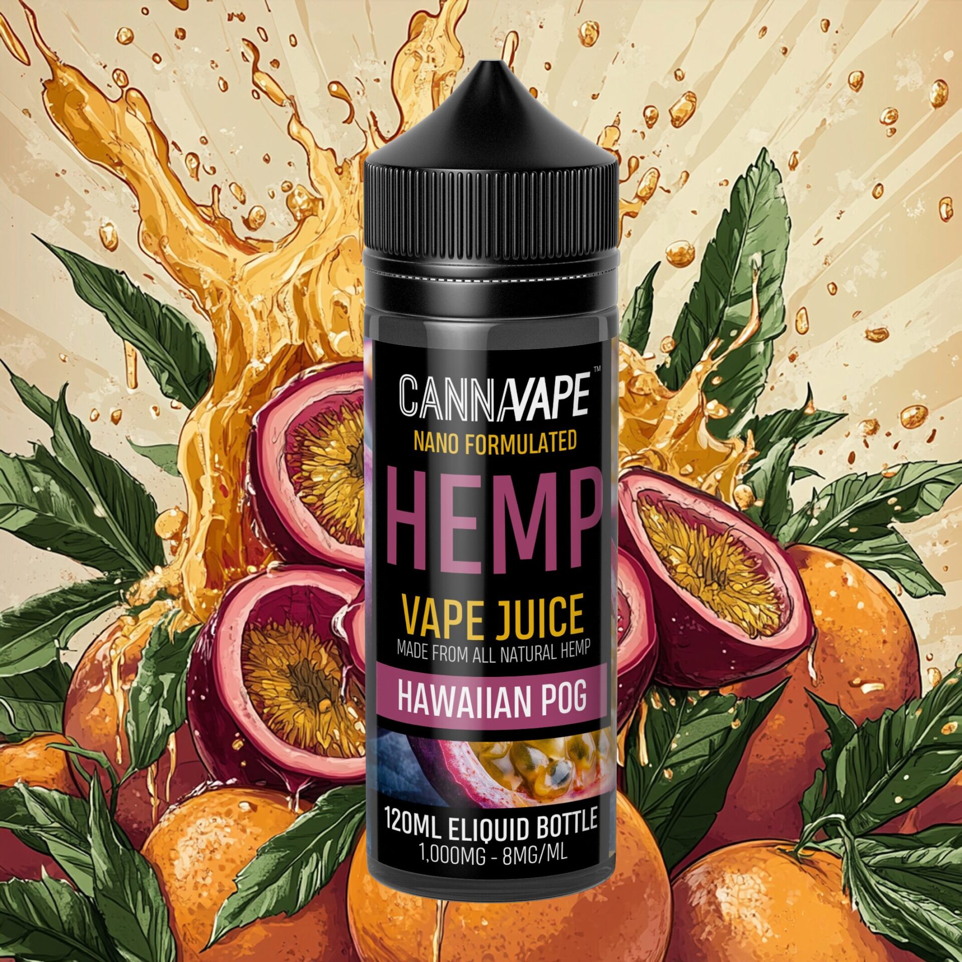 Hawaiian POG Hemp-Derived Vape Juice