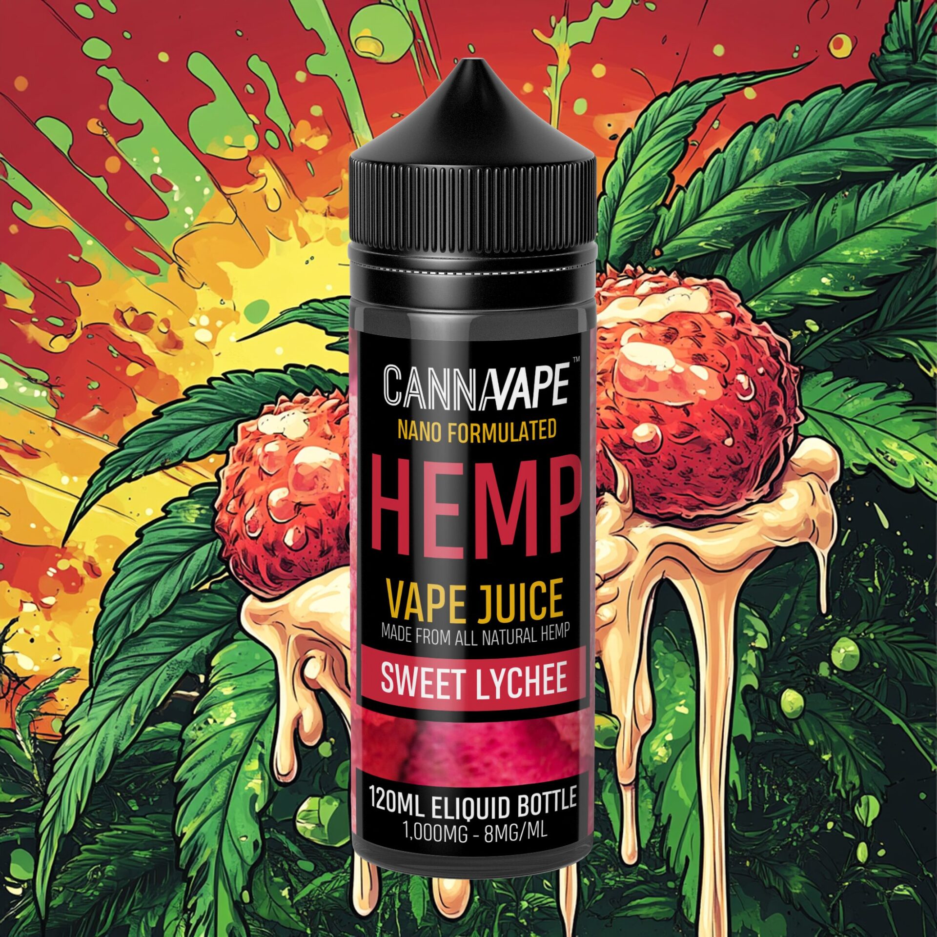 Sweet Lychee Hemp-Derived Vape Juice